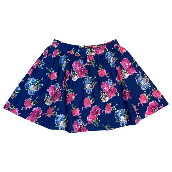 KATE SPADE NEW YORK GIRLS SKIRT THE RULES BLUE FLORAL BUBBLE SKIRT - Picture 5 of 9